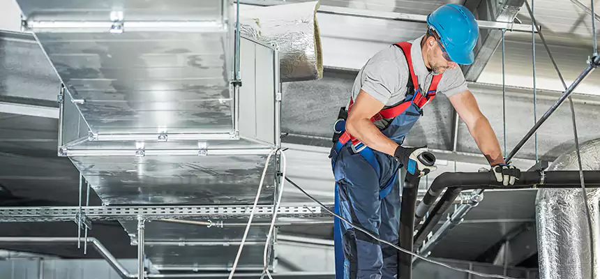 Precise Air Duct Vent Installation in Crystal